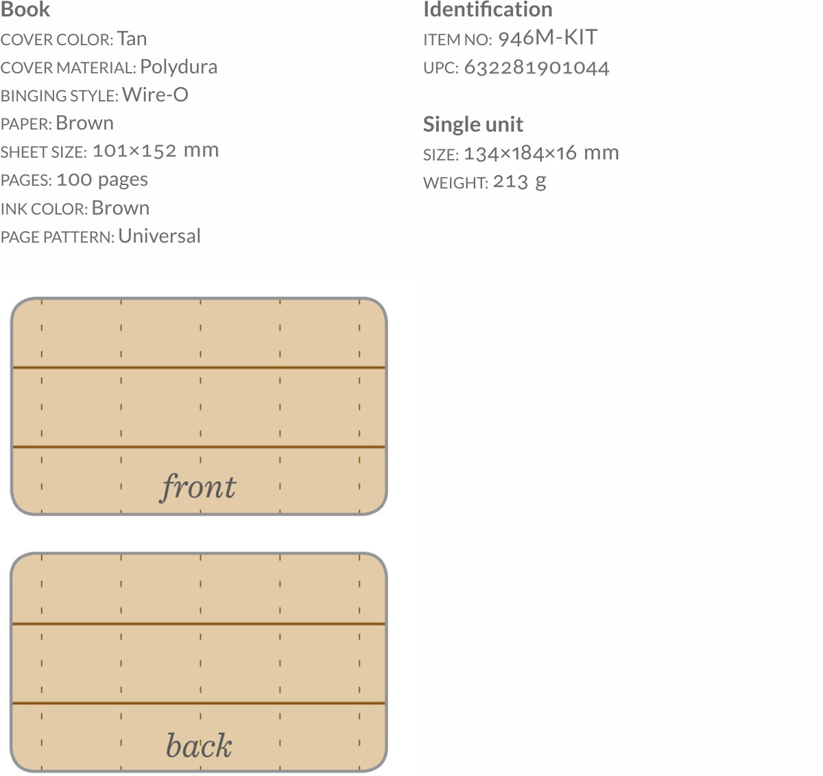 Tactical set – Pocket Notebook 4/6