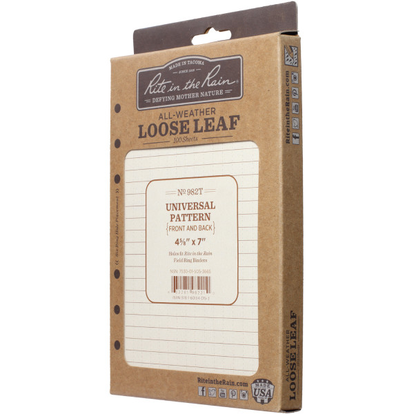 Loose sheets – Loose Leaf Tan