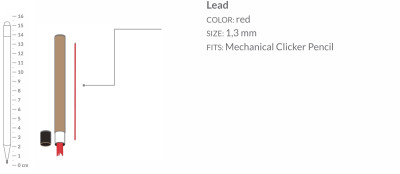 Mechanical Clicker Pencil lead refills